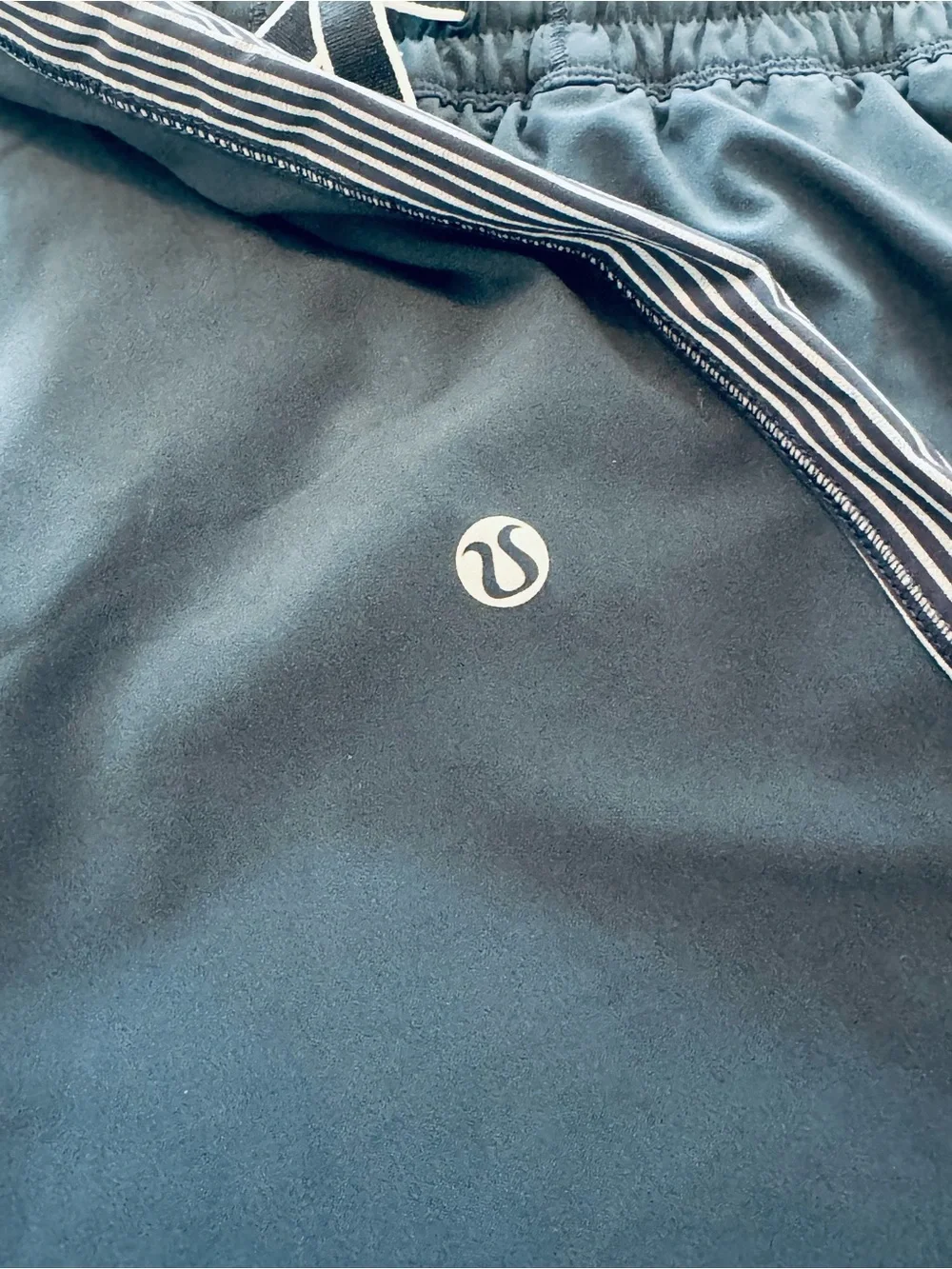 Lululemon Navy Blue Joggers With Striped Side Panels Size 6